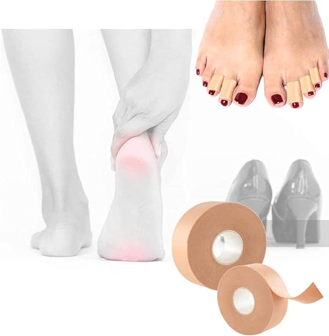 YFFSFDC Shoe Blocking Prevention Tape, Prevents Shoe Slipping, Waterproof Material, Foot Protective Pad Adhesive, Heel Pad Tape, Foot Pain, Abrasion Resistant, Pain Relief, Long Walking, Breathable, Unisex - BeesActive Australia