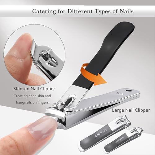 Ingrown Toenail Clipper Thick Nails Cutter Toe Nails Removal Kit Pedicure Tools for Feet Trimmer for Men Women Senior A-5
