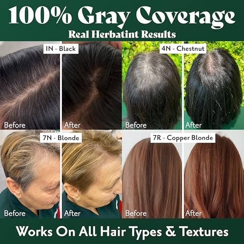 Herbatint 4N Chestnut Brown Permanent Hair Dye, Women's Hair Color, 2 Pack 5.75 Fl Oz (Pack of 2)