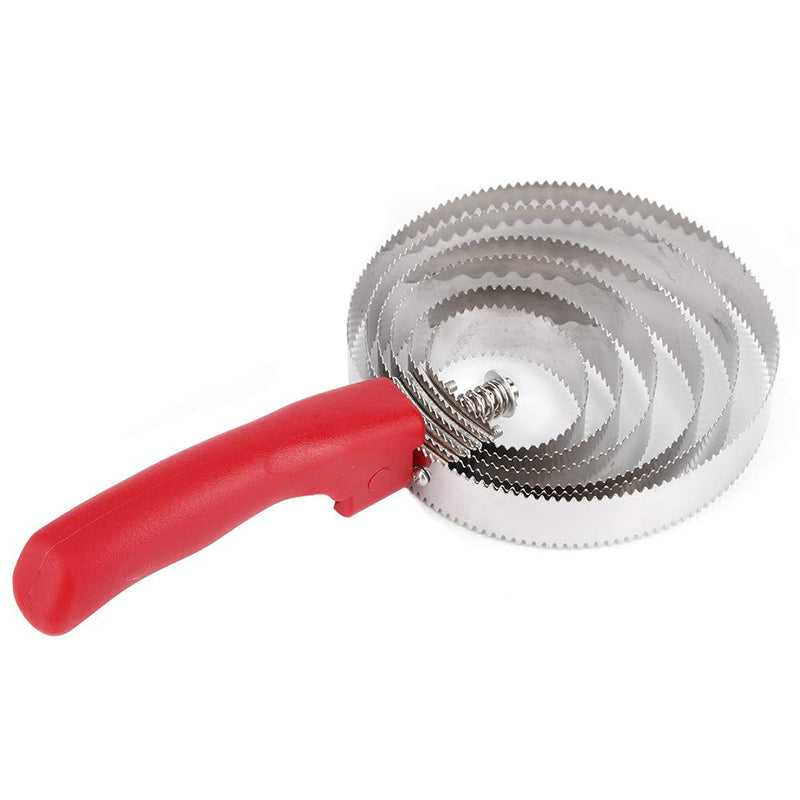 Horse scraper, stainless steel itching brush, 6 rings, curry comb, horse brush, double-sided curry comb, spiral curry comb, metal curry comb with ABS handle for horses, cattle, sheep, dogs, other animals, livestock itching - BeesActive Australia