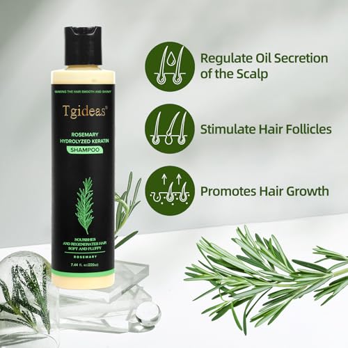 Tgideas Rosemary Biotin Volumizing Shampoo for Thinning Hair, 2Pack Rosemary - Shampoo*2(14.8 Fl Oz)