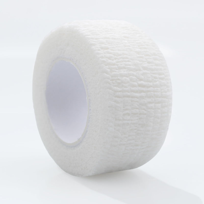 15 rolls 2.5 cm x 4.5 m self-adhesive bandage, self-adhesive bandage, adhesive bandage, self-adhesive bandage, elastic bandage, vet bandage, for hand, arm, foot, joint, finger (white) - BeesActive Australia
