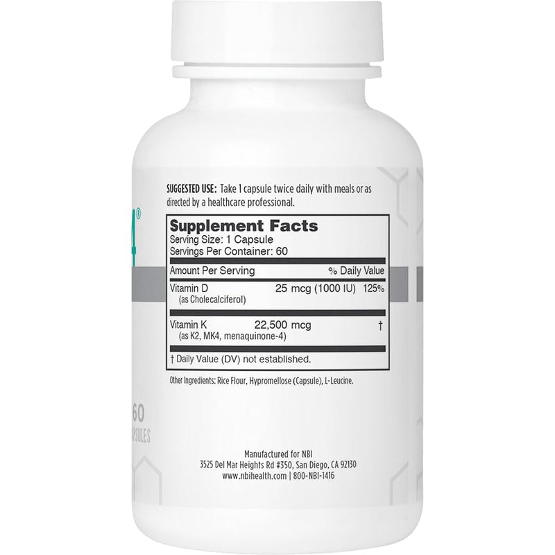 NBI Osteo-MK4, 60 Capsules