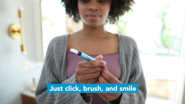 GLO Science Teeth Whitening Gel Pen – Travel-Friendly Treatment for Stain Removal with Hydrogen Peroxide – Safe for Sensitive Teeth, Easy to Use, Effective & Dentist Invented – 1 Pk, Cinnamint Flavor