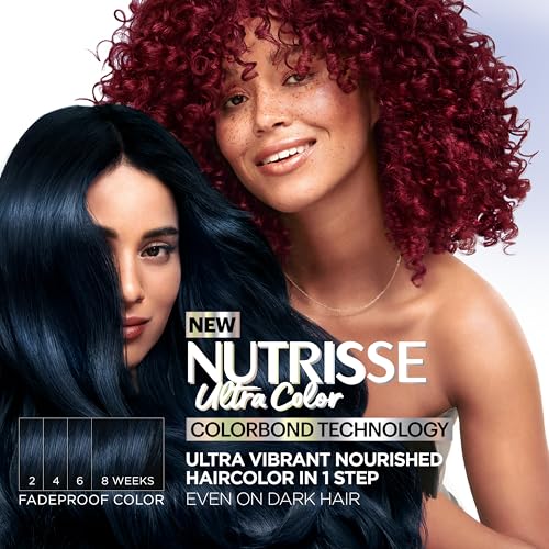 Garnier Nutrisse Ultra Color Hair Color, Permanent Hair Dye for Up to 8 Weeks of Bold, Vibrant, Fade-Resistant Results, Vegan & Cruelty-Free, RC1 Medium Intense Copper Red (Terracotta Chili), 2 Count RC1 Copper Red (Terracotta Chili) 1 Count (Pack of 2)
