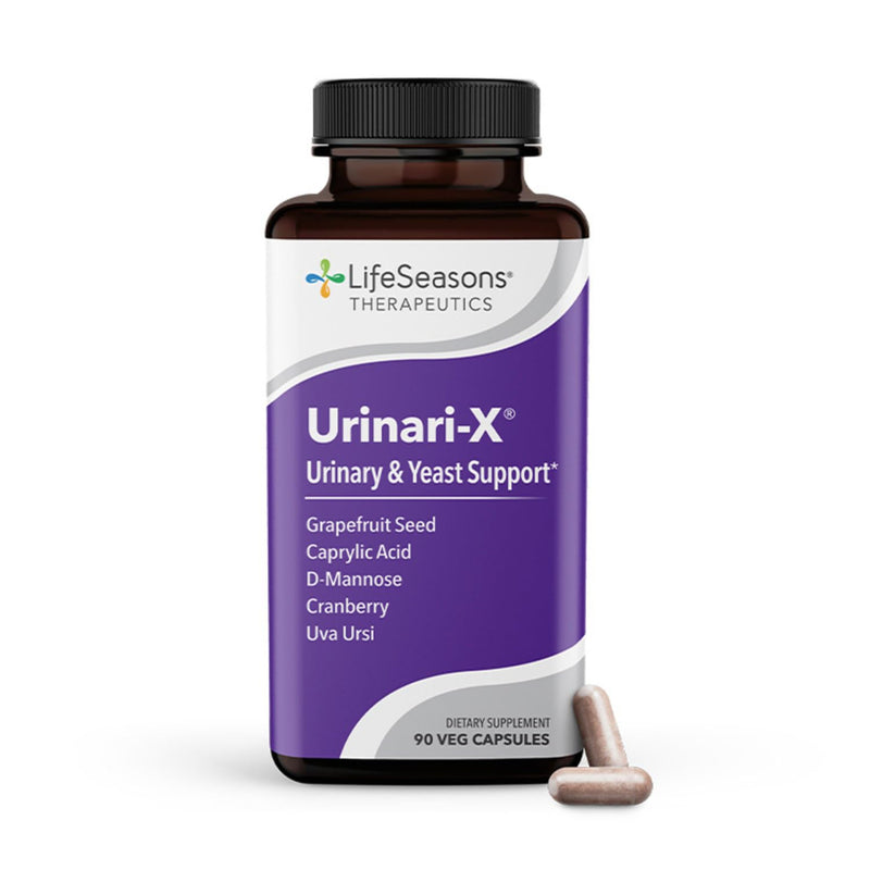Urinari-X - Urinary Tract Support - Fast Acting UTI Relief - Vitamin Supplement for Healthy Bladder Function & Immunity - D-Mannose, Cranberry, Caprylic Acid, Uva Ursi & Grapefruit - 90 Capsules 90 Count (Pack of 1) Original