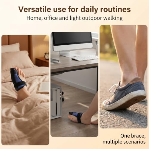 Big Toe Splint, Broken Toe Brace with Dual Support Stays-M Medium