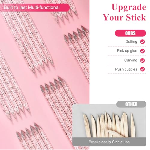 20 Sets 8-in-1 Press On Nail Prep Kit, Nail Prep Application Disposable Kit Black