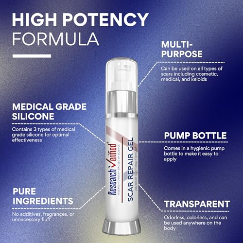 RV Scar Repair - Nourish Skin, Reduce Old & New Scars - Vegan Friendly Gel - 1 Bottle 1 Gel (1.33 Fl Oz)