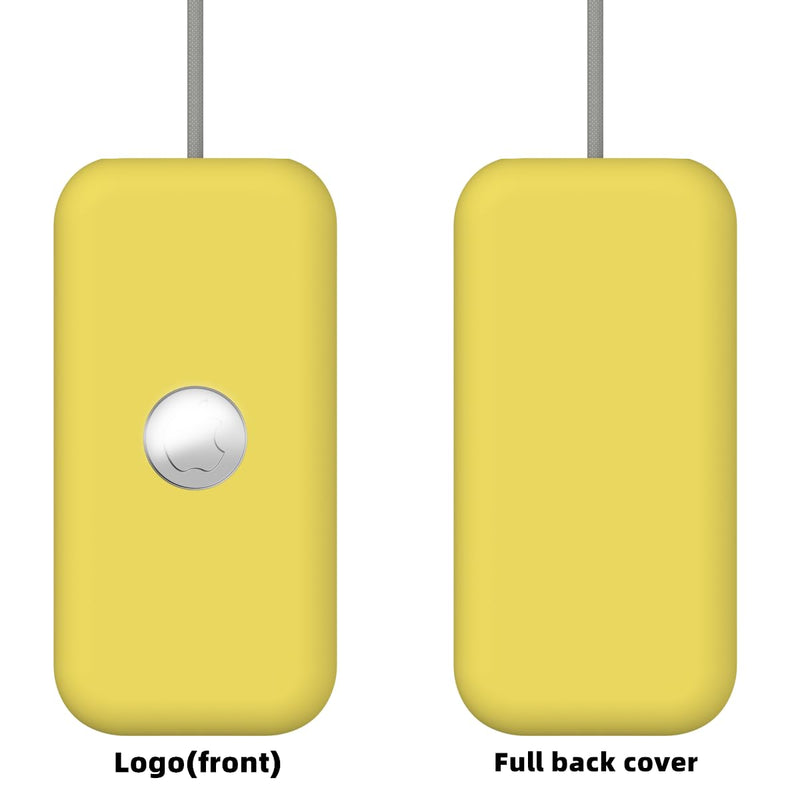 Soft Silicone Case Cover Compatible with Apple Vision Pro Battery Case Apple VR Vision Pro Battery Protective Case Cover Anti-Scratch Fall-Proof Case for Apple Vision Pro Battery Accessories (Yellow) Yellow - BeesActive Australia