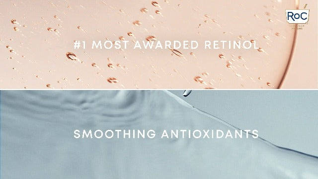 RoC Derm Correxion Retinol Firming Serum Stick with Antioxidants to Visibly Tighten and Firm Wrinkles and Laugh Lines For Men and Women + Retinol Eye Cream Packette, 1.0 oz (Packaging May Vary) Firming Stick