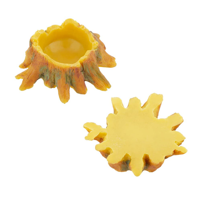 4 Pcs Spider Small Water Bowl, Mini Resin Dish for Tarantula Scorpion Millipede Spider Tiny Reptiles (Tree Root Shape) - BeesActive Australia