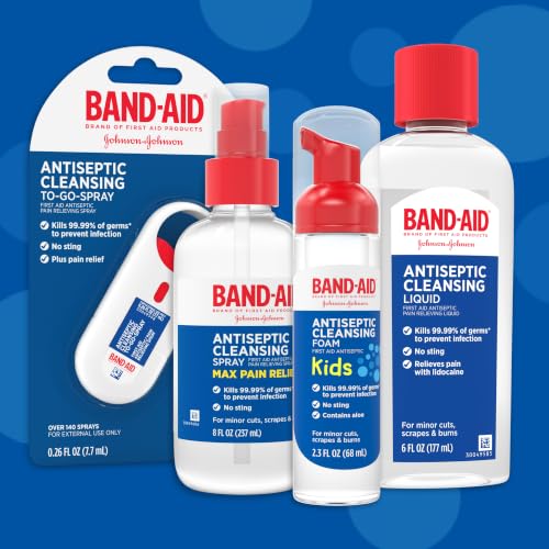 BAND-AID Brand Antiseptic Cleansing Liquid, 6 Fl. Oz 6 Fl Oz Adult