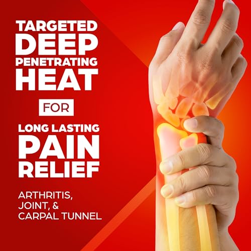 ThermaCare Arthritis Heat Wraps for Joint Pain Relief, 6 Count 6 Count (Pack of 1)