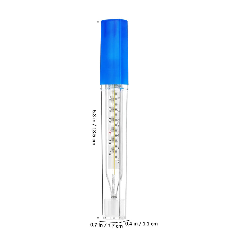 TOYANDONA 3PCS Glass Temperatures Measurement Adult - General Use Temperature Testing Tools Accurate Temperature Measurement for Families, Dual Scale