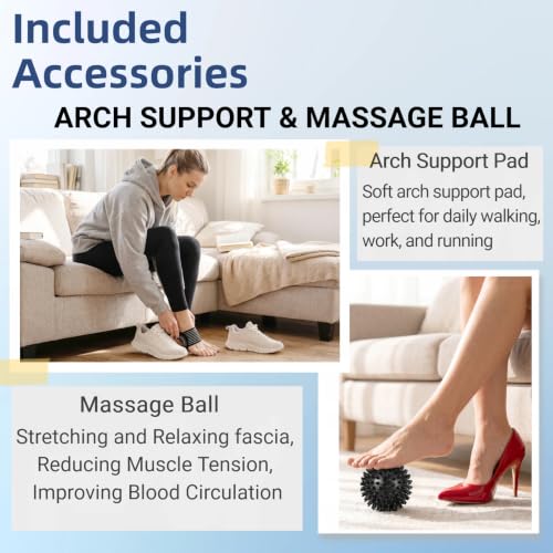 2P Plantar Fasciitis Night Splint, Foot Brace for Planters Facetious Relief