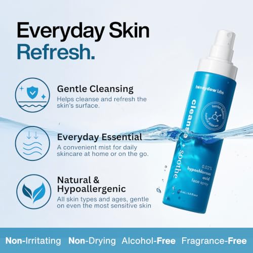 Honeydew Labs Hypochlorous Acid Spray, HOCl Facial Cleanser - 6.8 oz 6.8 Fl Oz (Pack of 1)