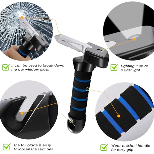 4pc Mobility Standalone Kit:Car Door Assist Handle for Elderly & Adjustable Standing Aid Safety Handle & Liberty Lift Assist with Hook Gift for Seniors, Disabled, Pregnant to Convenient Travel