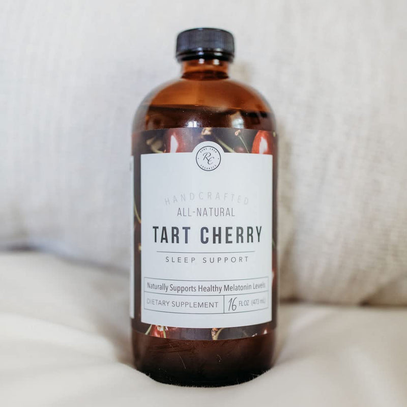 Rowe Casa Organics Tart Cherry Organic Sleep Support with Valerian Root, Supports Sleep Cycle Regulation and Muscle Recovery (16 Fl Ounces) - BeesActive Australia