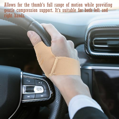 2Pcs Thumb Brace, Elastic Thumb Support Brace Thumb Compression,Thumb Support for Joint Pain Tendonitis Sprain