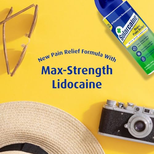 Solarcaine Aloe Sunburn Relief Spray with 4% Lidocaine, 4 oz
