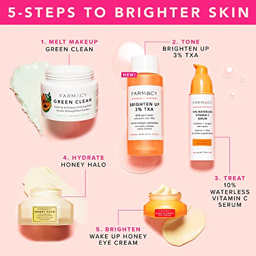 Farmacy 3% TXA Brightening Toner for Face - Dark Spot Corrector with Azelaic Acid, Tranexamic Acid + 5% PHA - Helps Even Texture + Tone, Fade Dark Spots + Exfoliate - Glow-Enhancing Skin Care (50ml) 1.7 Fl Oz (Pack of 1)