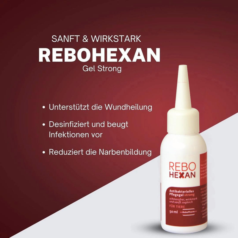 Gel Strong 50 ml: High Viscous Care Gel for Animal Wounds, Accelerates Wound Healing, Reduces Scars, Prevents Sticking to Dressings, Ideal for Skin Care