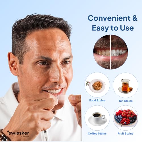 Swissker by Swissklip ShineStrips Teeth Whitening Strips – Whiter Teeth