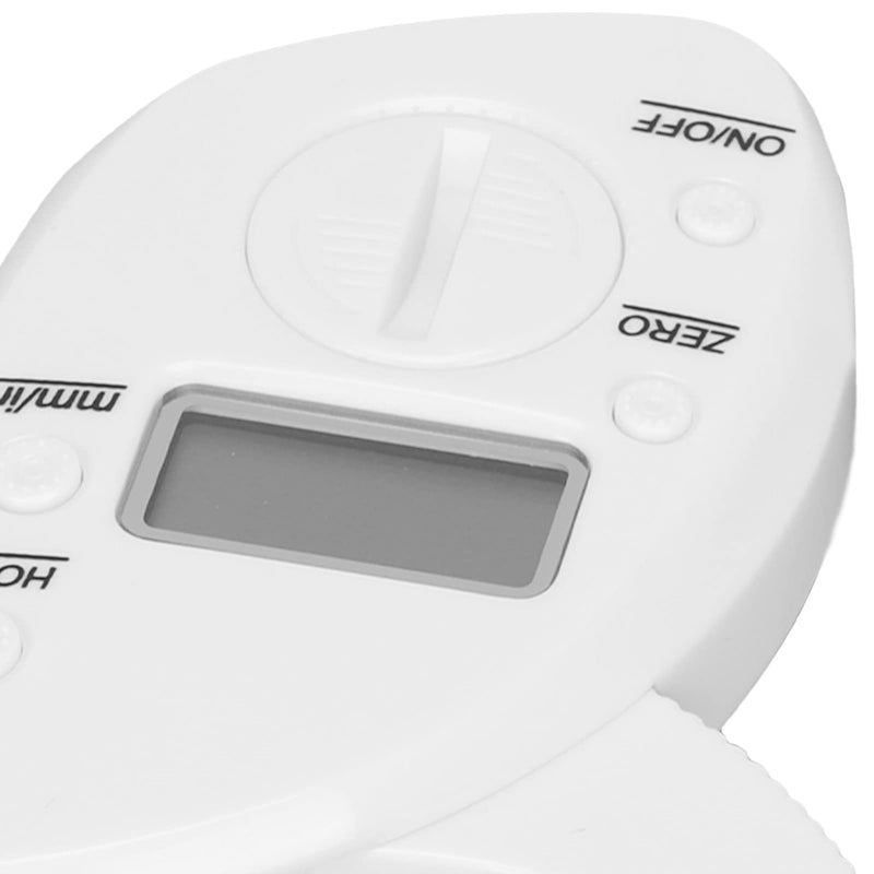 Body Fat Caliper, Digital Display Skin Calipers Body Fat Body Fat Monitors Skin Fat Caliper Tester Body Fat Measurement Device Fat Calipers for Fitness Enthusiasts for Trainers (White) - BeesActive Australia