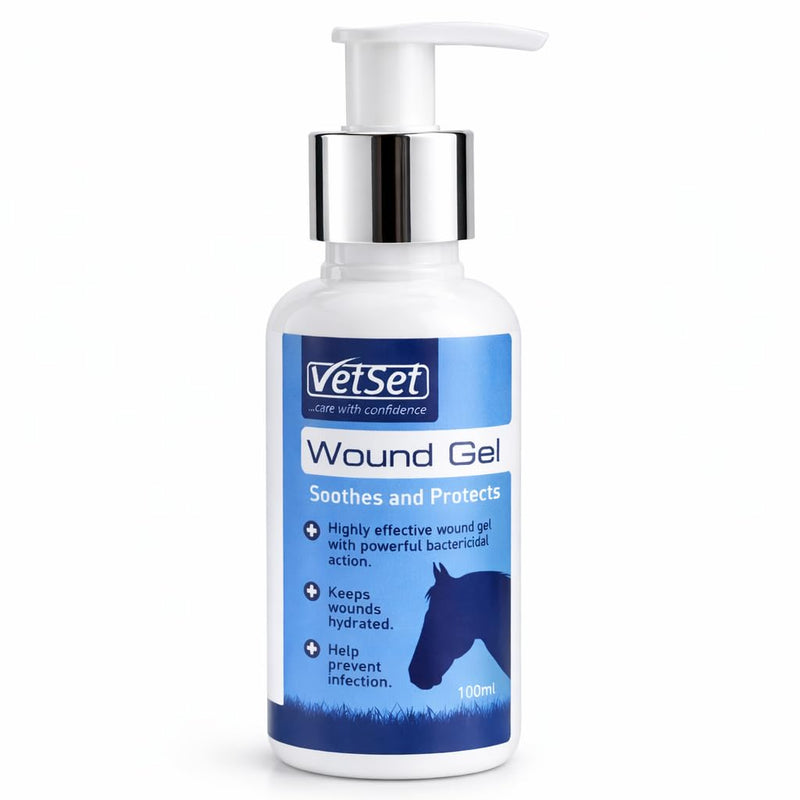 Wound Gel for Dogs, Horses, Cats & Livestock 100ml | Herbal Antibacterial & Antimicrobial Hydrogel Wound Care |Soothes & Protects Cuts, Grazes, Bites & Irritations