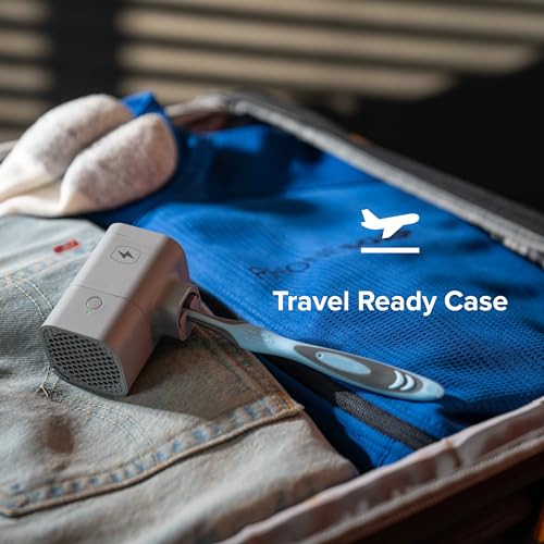 PhoneSoap UV Toothbrush Sanitizer, Dryer & Travel Case, Kills 99.9%, Grey