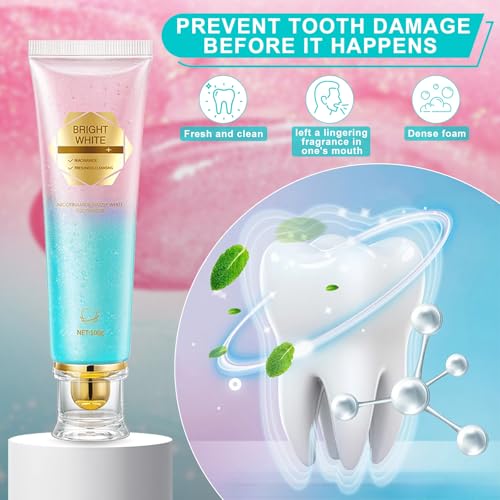 Niacinamide Whitening Toothpaste Natural Mild and Non-Irritating Nicotinamide White Toothpaste Prevents Tooth Decay Freshens Breath, and Promotes Oral Health 2