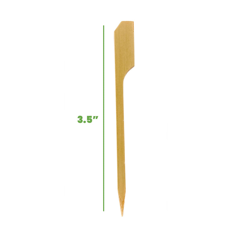 Comfy Package [100 Pack] 3 inch Wooden Paddle Picks, Bamboo Skewers - Toothpicks For Cocktails, Grilling, Appetizers, Fruits, Barbeque and Sandwiches - BeesActive Australia