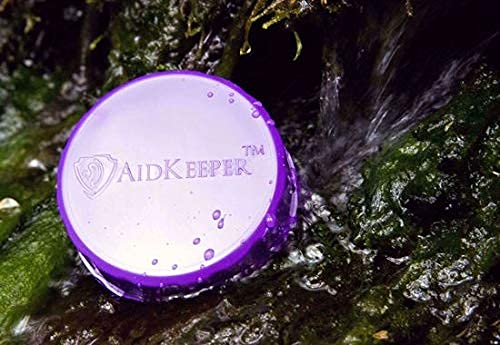 Hearing Device Protection Case - Crush & Water Resistant Hard Case for Storage and Protection of Aids, Batteries, and Other Devices (Purple) Purple