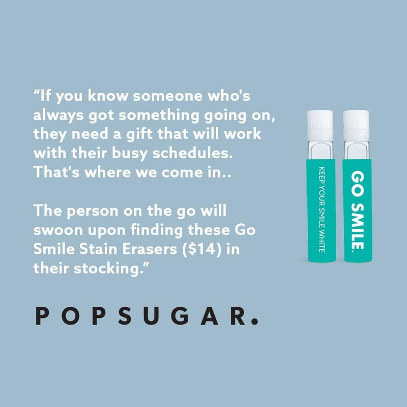 GO Smile Teeth Whitening Stain Erasers, (28 Single-use, applicators), On-The-Go Instant Teeth Cleaning, removes Coffee, red Wine and Tea Residue from Teeth Before Stains Set in, Mint Flavored 1 Fl Oz (Pack of 28) - BeesActive Australia