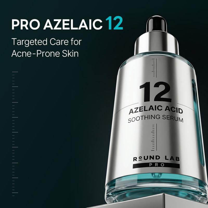 ROUND LAB Azelaic Acid 12 Soothing Serum, 1.01 Fl Oz