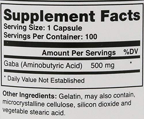 Pure Gaba 500 mg 100 caps