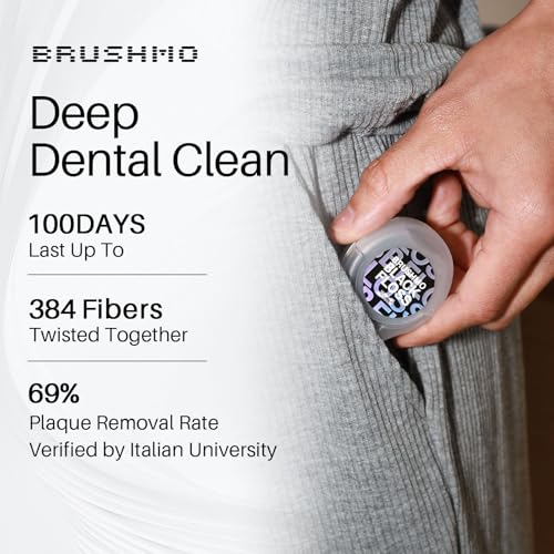Brushmo Plaque Control Replacement Toothbrush Heads Compatible for Philips Sonicare HX9023 Pink Bundle with Brushmo Black Woven Expanding Dental Floss, Natural Wax to Prevent Gum Disease