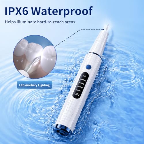 Plaque Remover for Teeth, Tartar Remover with LED Light