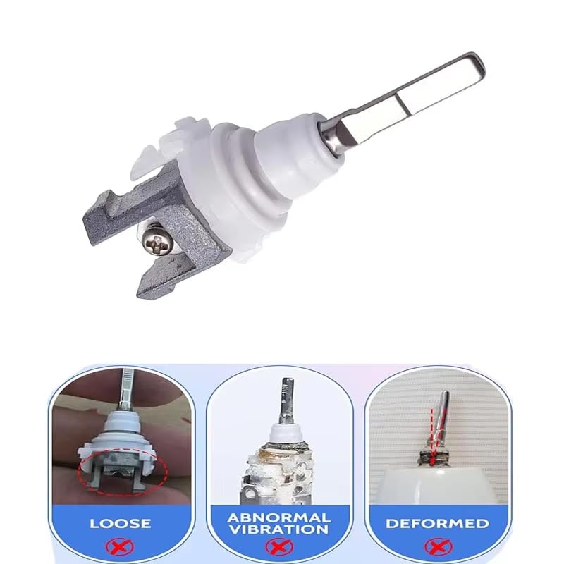OYSTERBOY Replacement Electric Toothbrush Link Rod Heads with Rubber Seal Parts Compatible with Philips Sonicare HX62 HX63 HX65 HX66 HX67 HX89 HX91 HX93 Series (3pcs, New Version) 3pcs