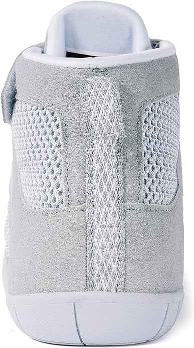 Womens Wrestling Shoes Boxing Shoes Zero Drop Sole 5.5 Wide Light Grey - BeesActive Australia