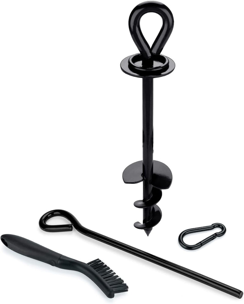 Dog Tie Out Cable and Stake,360° Swivel Dog Yard Stake and Leash - Heavy Duty 304 Stainless Steel Dog Anchor-Holds 1 Large Dogs Over 150LBS Easily-Dog Chain for Yard Outdoor Camping - BeesActive Australia