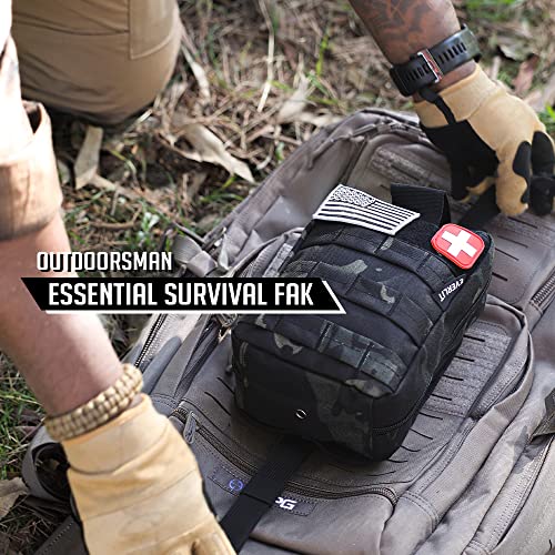 EVERLIT 250 Pcs Survival First Aid Kit Od Green