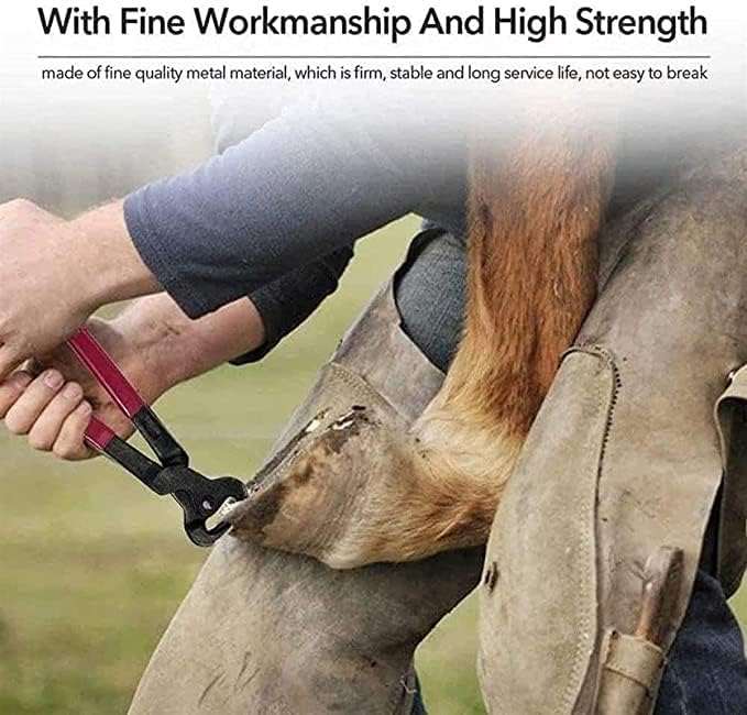 AYNEFY Horse Farriers,Professional Metal Shears Trimming Horse Equine Farriers Hoof Nipper Cutter Handle Knife Tools - BeesActive Australia