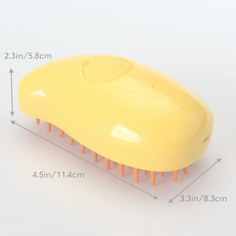 Pet Steam Brush, Pet Hair Removal Brush for Small Dog and Cats, Pet Cleaning Brush, Pet Massage Brush, Cat Hair Remover Brush - BeesActive Australia