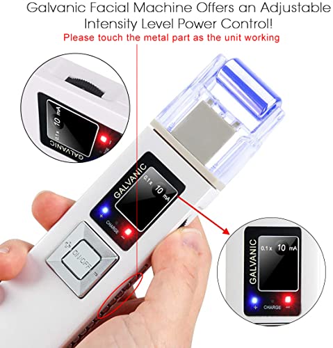 Portable Galvanic Microcurrent Skin Firming Machine, Anti-Aging Face Lift Massager Home Use Beauty Salon Device