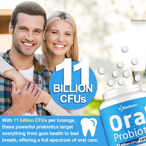 Oral Probiotics for Bad Breath Treatment for Adults, Oral Health, 2 Pack 60 Count (Pack of 2)