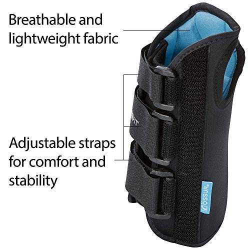 Ossur Formfit Wrist Brace for Treatment of Tendonitis, Carpel Tunnel, Post Cast Healing and Soft Tissue Injuries | Wrist Immobilization, Breathable Material, Custom Fit | 8" Version (Left, Small)