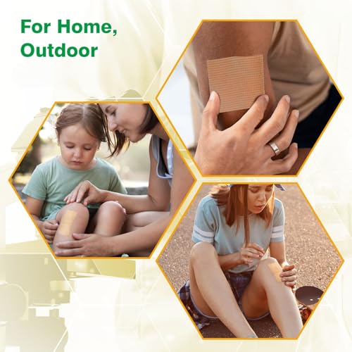Manuka Honey Gauze Dressing, 4"×4", Non Stick Gauze, 12 Individual Pack 4×4 Inch