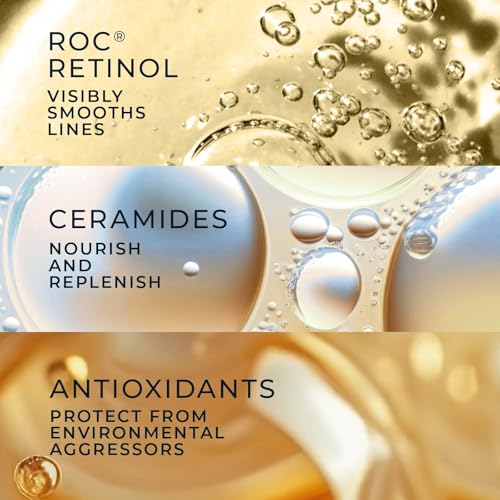 RoC Retinol Correxion Anti-Aging Wrinkle Night Serum Capsules, 30 count 1 Count